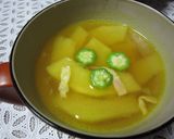 食感が楽しい♪そうめん南瓜のカレースープ作り方6写真