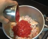 モロヘイヤ入り鶏肉のトマト煮作り方3写真