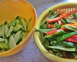 夏野菜のオイスター炒め作り方1写真