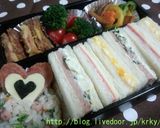 スパムとチーズサラダのサンドウィッチ♪作り方7写真