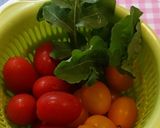 ☆朝食に★トマト＆ルッコラトースト☆作り方1写真