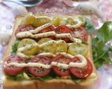 ☆朝食に★トマト＆ルッコラトースト☆作り方10写真