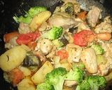 夏野菜とチキンのオリーブ炒め作り方6写真