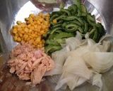 ☆ゴーヤ＆玉ねぎのぬか漬けパスタ☆作り方3写真