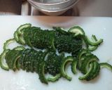 絶品♪ゴーヤの佃煮風作り方1写真