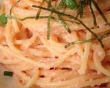 たらこパスタ☆コツと隠し味でクリーミー作り方12写真
