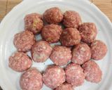 カリッふわ☆豚挽き肉の肉だんご作り方2写真
