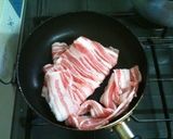 簡単！豚バラ肉のニンニク焼き作り方3写真