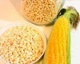 とうもろこしのダブルご飯。作り方1写真
