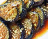 フライパン☆焼きナスの冷製☆甘酢薬味だれ作り方5写真