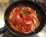 ★たっぷりキノコの煮込みミートボール★作り方5写真