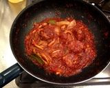 ★たっぷりキノコの煮込みミートボール★作り方7写真