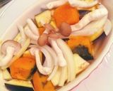 かぼちゃとナスのグラタン＊作り方2写真