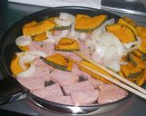 ☆SPAM＆かぼちゃウスターソース炒め☆作り方5写真