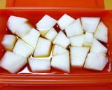 夏はレンジで簡単！冬瓜のめんつゆ煮作り方2写真