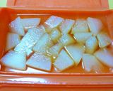 夏はレンジで簡単！冬瓜のめんつゆ煮作り方4写真