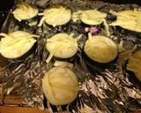超簡単おつまみ　ひと口サイズ焼き茄子ピザ作り方3写真