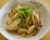 ささみときのこのバター醤油炒め作り方13写真