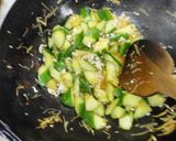 大量消費に！キュウリの中華風ピリ辛炒め☆作り方5写真