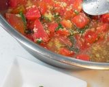 ポン酢で簡単☆トマトと大葉の冷製パスタ作り方5写真