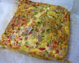 スパムとパプリカのカラフル卵焼き作り方4写真