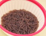 ダイエットに！糸蒟蒻でアボカド豆腐パスタ作り方1写真