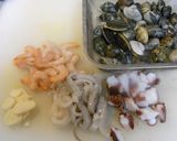 魚介類&トマトの旨味♪海鮮ペスカトーレ♪作り方1写真