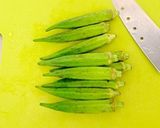 簡単一品☆オクラの胡麻和え作り方1写真