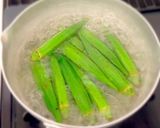簡単一品☆オクラの胡麻和え作り方2写真