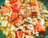 【ズッキーニと挽き肉】🇱🇧中東レバノンのトマト煮🍅作り方4写真