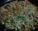 豆もやしと豚肉の蒸し炒めー韓国風作り方6写真