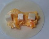 餃子の皮で♡その③♡蟹かま海苔&玉チーズ作り方3写真
