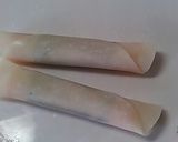 餃子の皮で♡その③♡蟹かま海苔&玉チーズ作り方6写真