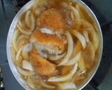コロッケ入りニラ玉子丼作り方6写真