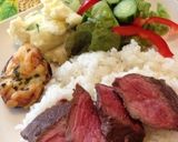 牛肉のタタキカフェ飯簡単ランチプレート作り方4写真