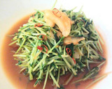 【簡単】豆苗のオイスターソース炒め作り方5写真