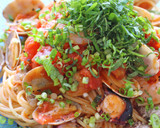 魚介類＆トマトの旨味♪海鮮ペスカトーレ♪作り方13写真