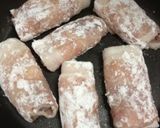 長芋の肉巻き。作り方3写真