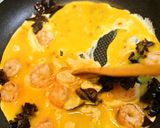 スィートチリソースでえびトマトの卵炒め　作り方7写真
