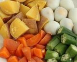 中身はなぁに？お揚げのお楽しみカレー作り方1写真