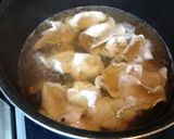 水菜と豚肉のサッと煮作り方3写真