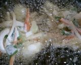 残り野菜たちで簡単かき揚げ丼作り方3写真