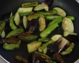 いつもの常備菜　茄子としし唐の焼きびたし作り方1写真