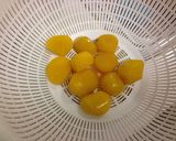 栗の甘露煮と肉団子の煮物作り方3写真