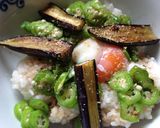 夏野菜のスタミナ丼（究極の卵かけご飯）作り方6写真