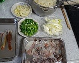 いかとネギのうどん焼き作り方1写真