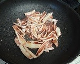 いかとネギのうどん焼き作り方3写真