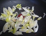 いかとネギのうどん焼き作り方4写真