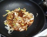 いかとネギのうどん焼き作り方5写真