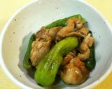 メッチャ簡単♡豚肉＆シシトウの甘辛焼き♪作り方4写真